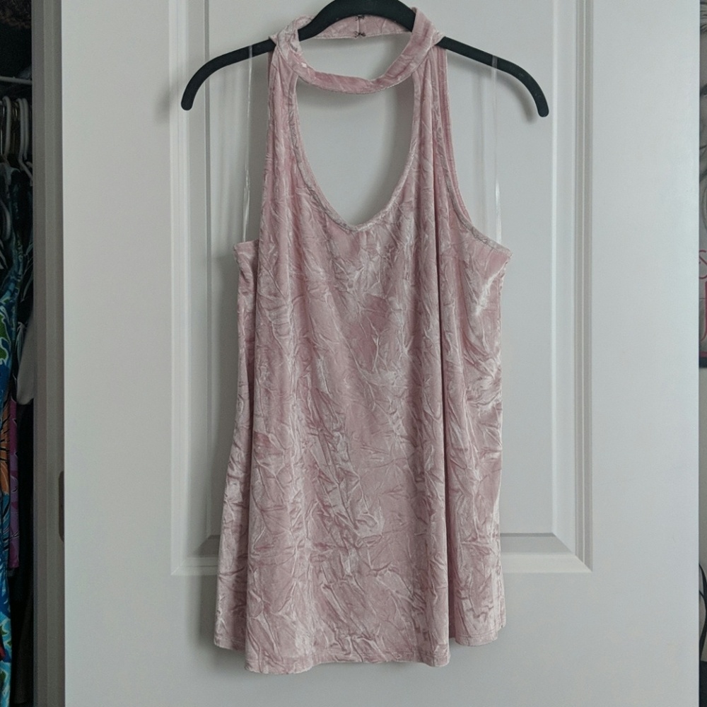 Velet halter top